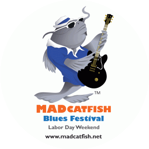 Photo 1 - MADCatfish Blues Festival Logo of Chief Mascot Officer, Cecil Ray Bailey - Art Work by Johnny Tatt-2